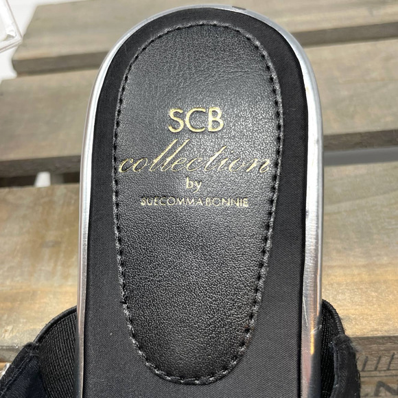 SCB Collection by Suecomma Bonnie Crystal Embellished Mules - Picture 13 of 15